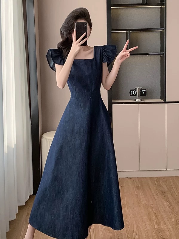 Gloria denim dress DD81 images